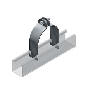 E5-34H TWO PIECE PIPE CLAMP HDG